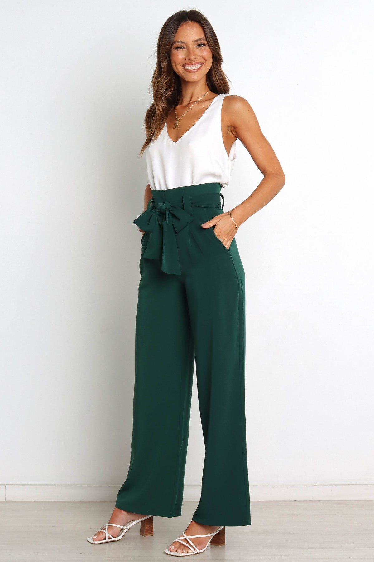 Kieran Pants in Emerald Green – view 3 of 8