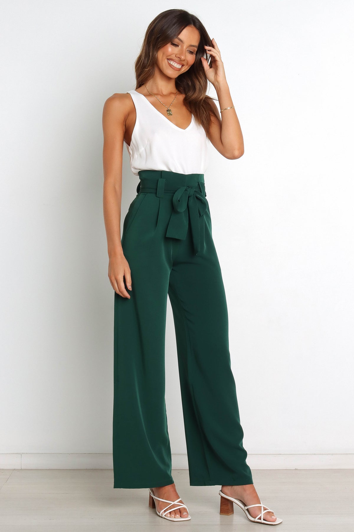 Kieran Pants in Emerald Green – view 7 of 8