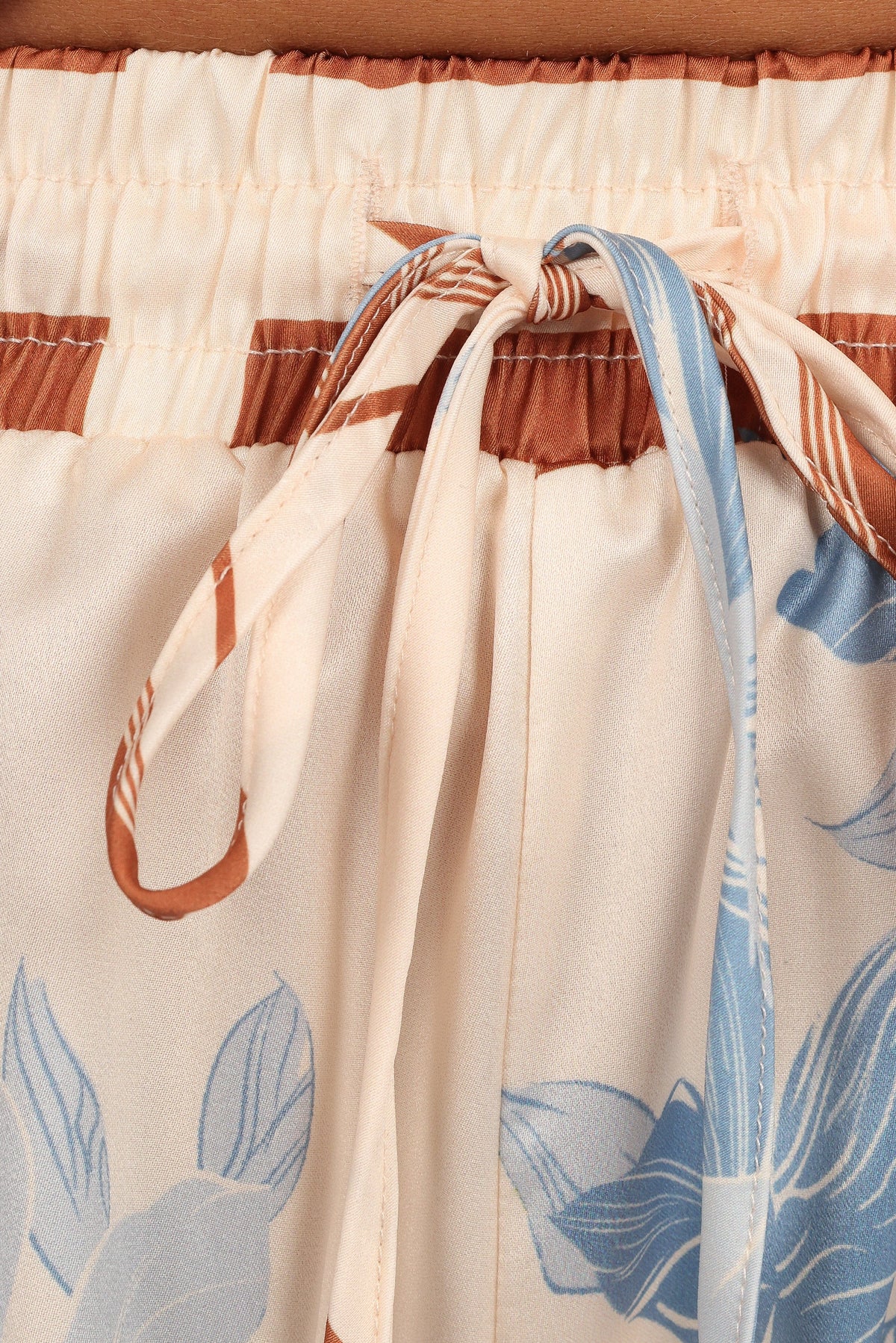 Lara Shorts in Pale Blue Print – view 8 of 9
