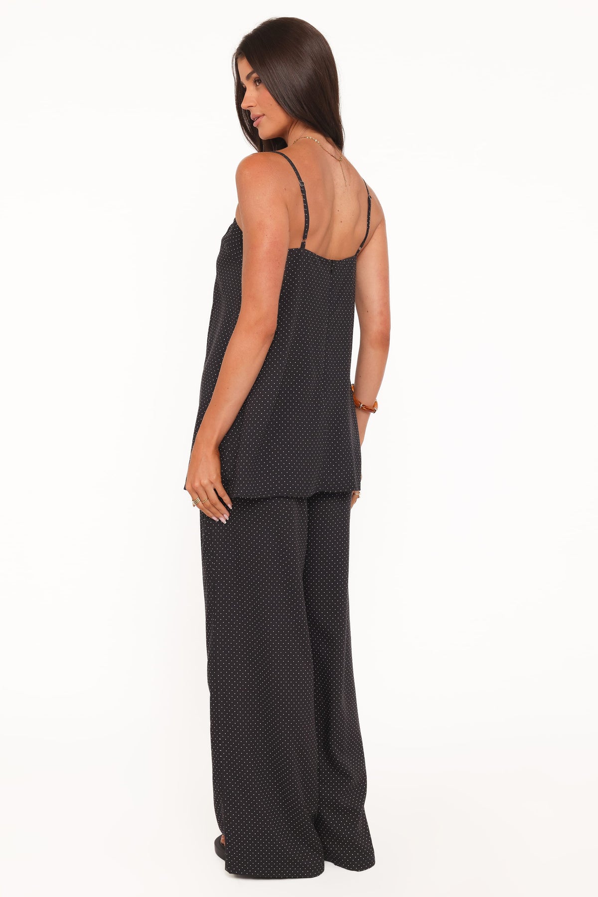 Lexi Elastic Waist Pant in Black Polkadot – view 5 of 7