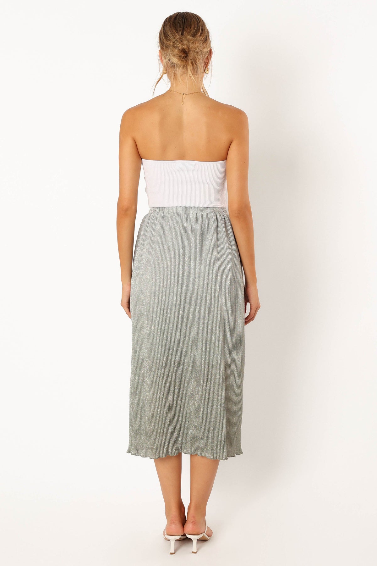 Margurita Gradient Midi Skirt in Aqua – view 4 of 8