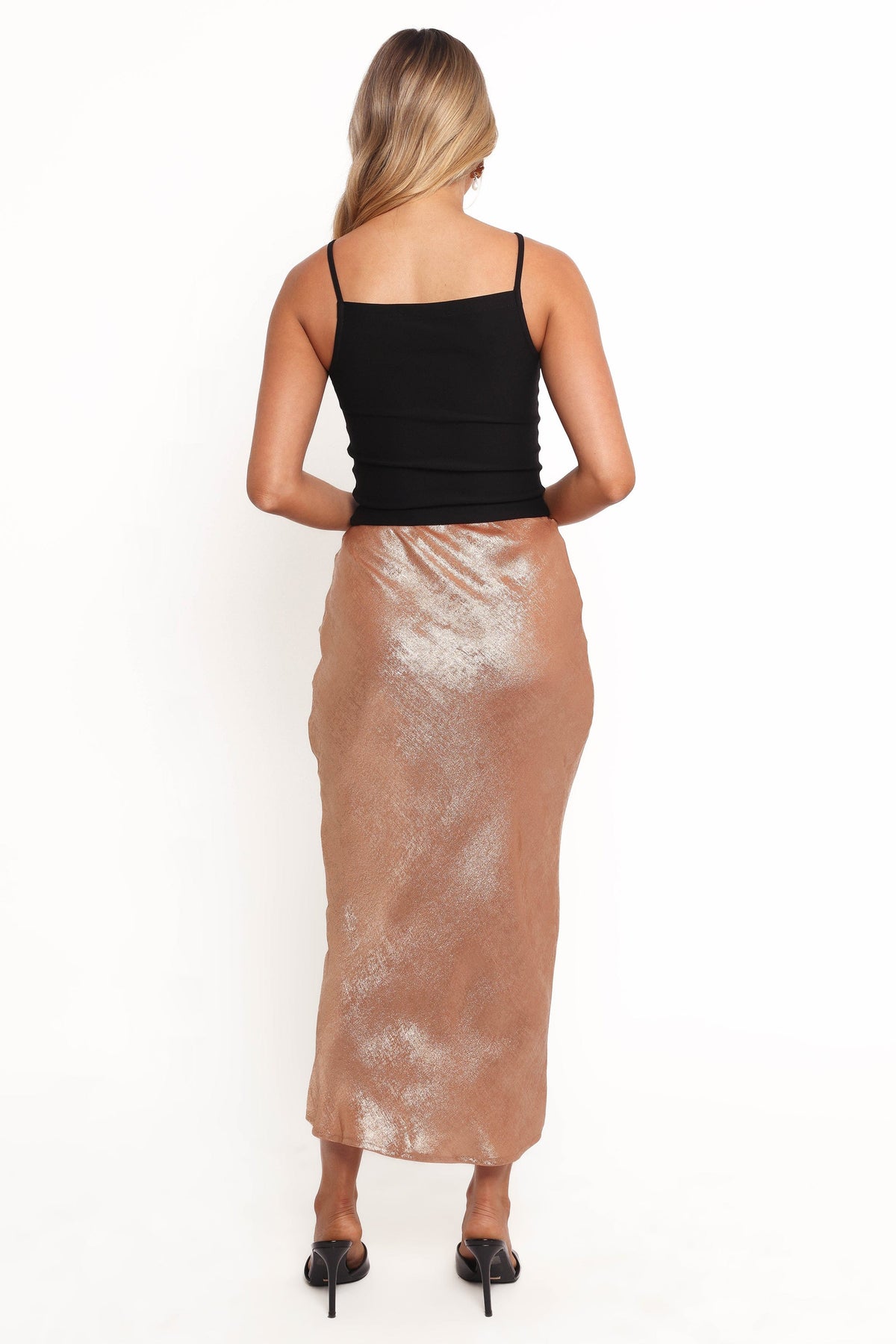 Mata Midi Skirt in Golden Sand – view 3 of 6