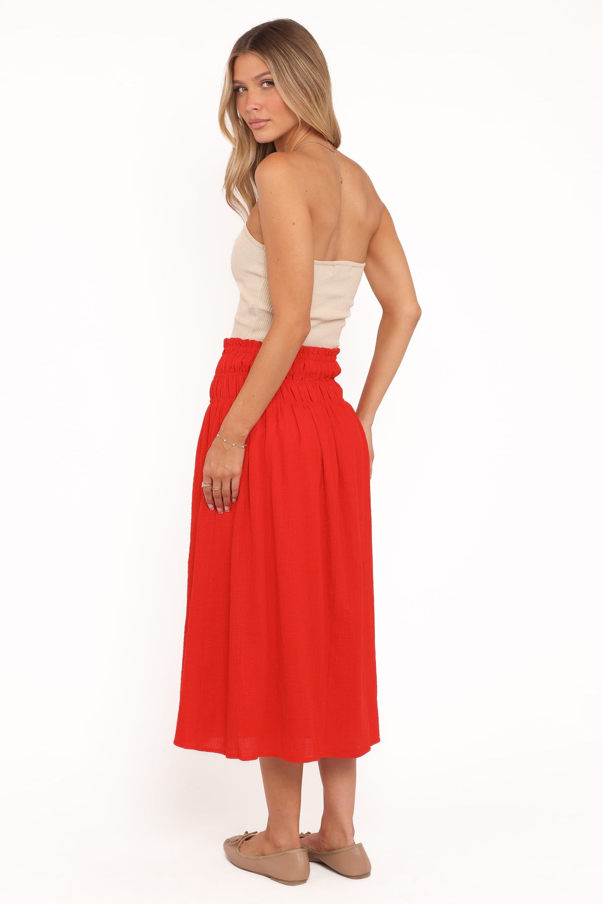 Mattea Maxi Skirt in Red – view 5 of 7