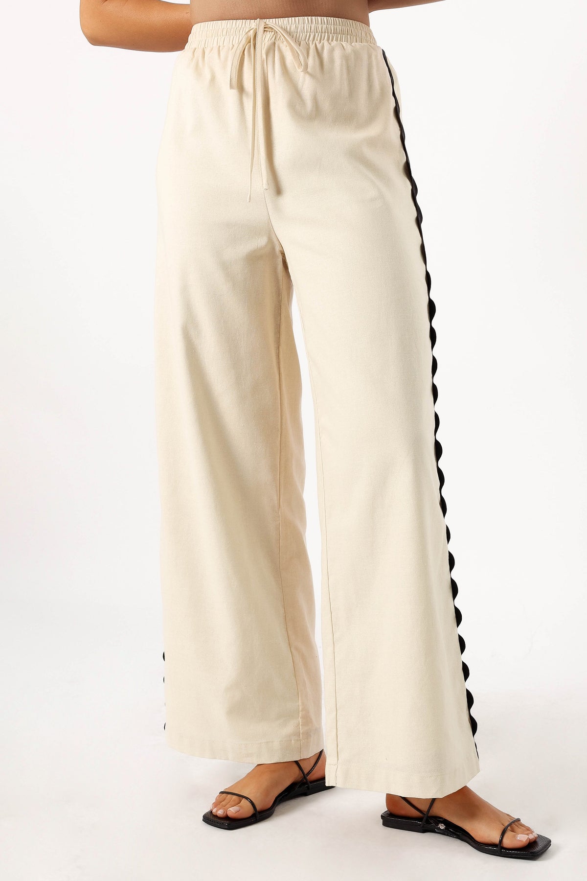 Mollymook Pants in Cream Black – view 4 of 8