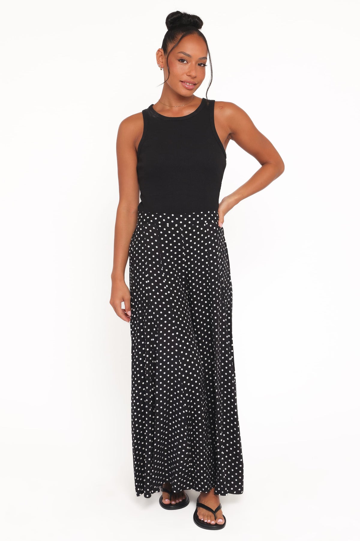 Neveah Pant in Black Polka Dot – view 2 of 7