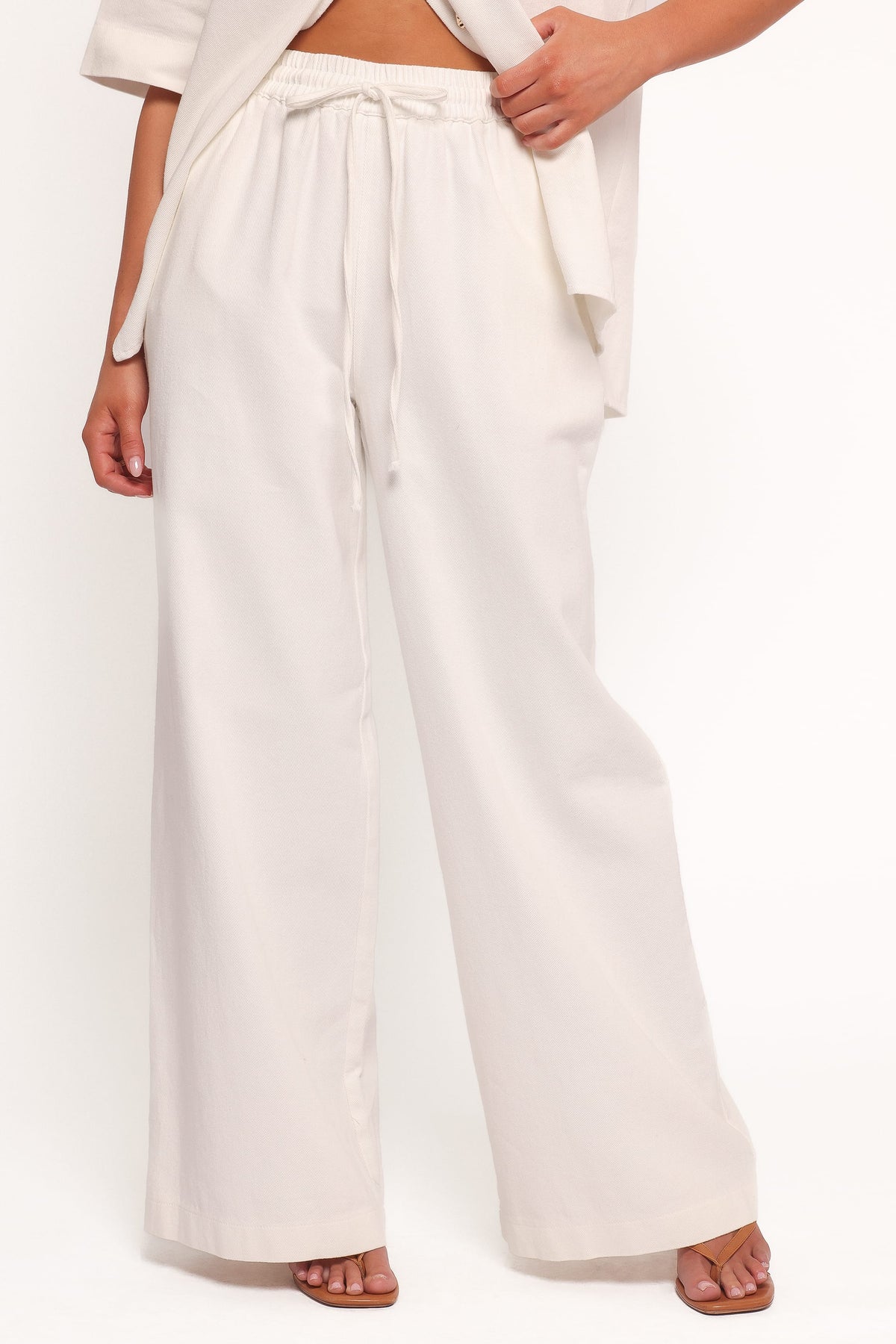 Odelia Denim Pant in Off White – view 5 of 6