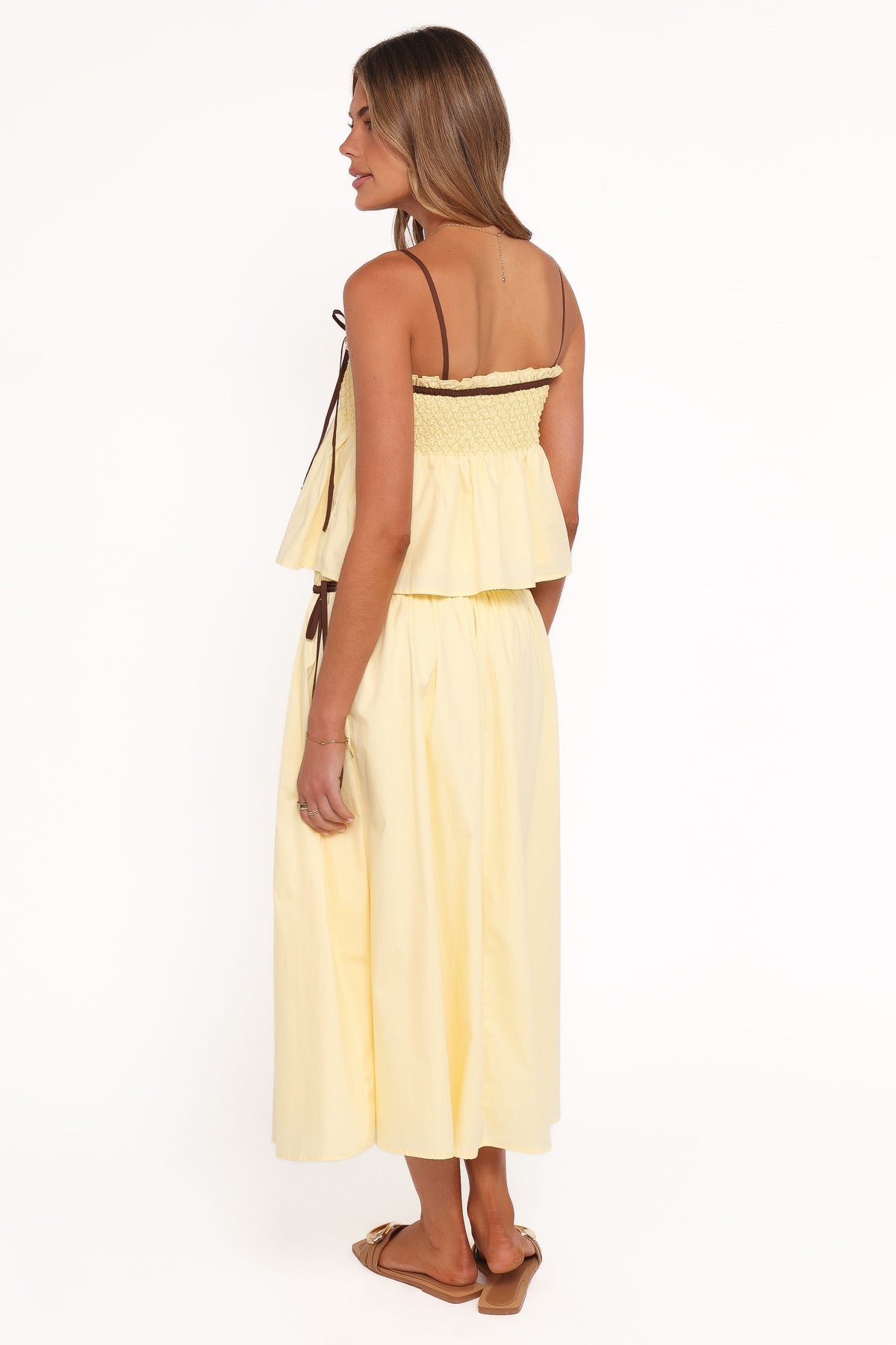 Orielle Maxi Skirt in Lemon – view 6 of 8
