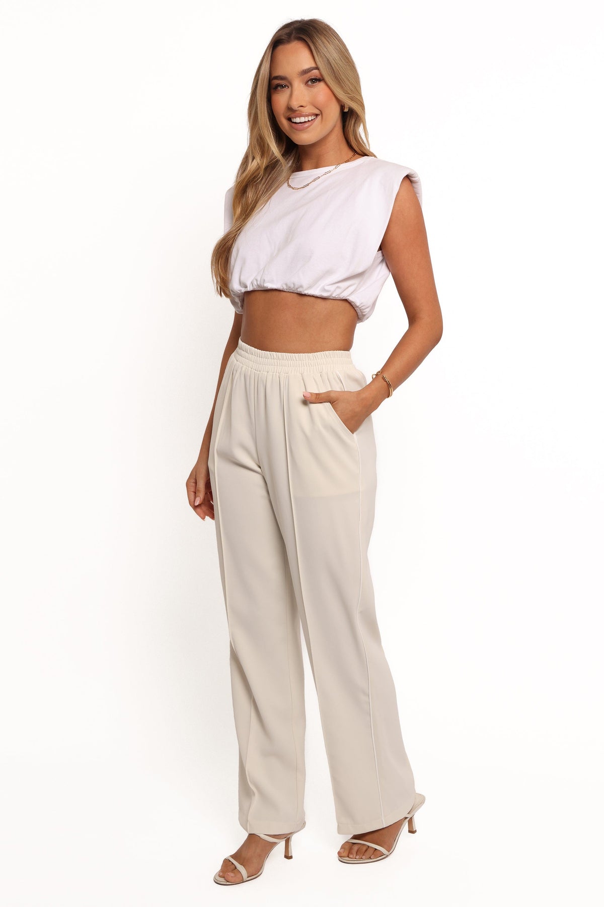 Roben Pants in White Cream – view 3 of 6