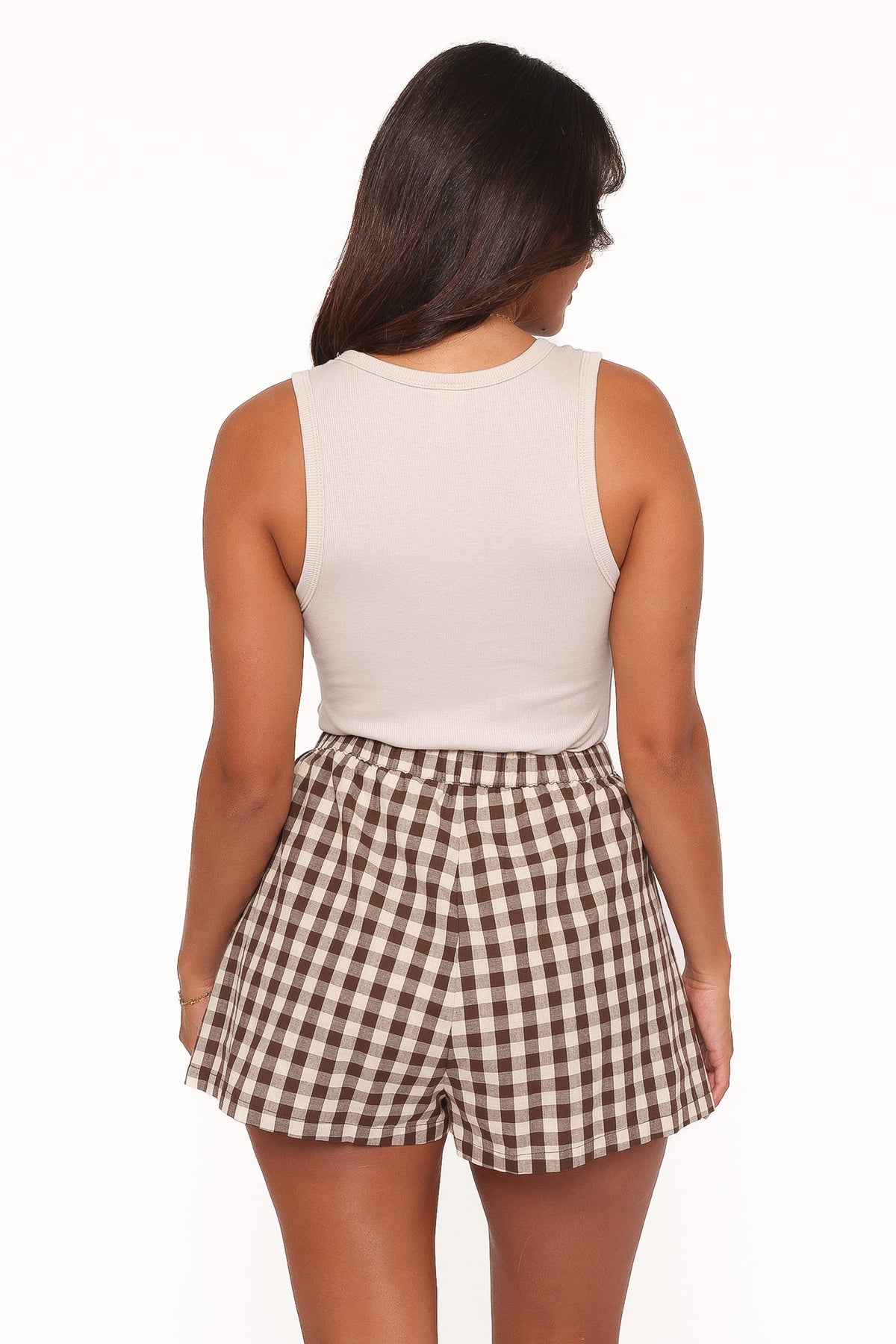 Rory Shorts in Brown Gingham – view 5 of 8