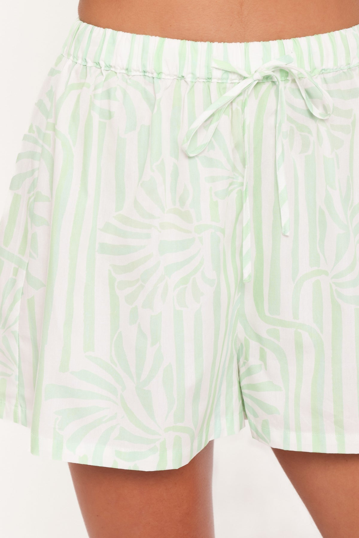 Rory Shorts in Jade Painted Stripe – view 6 of 8