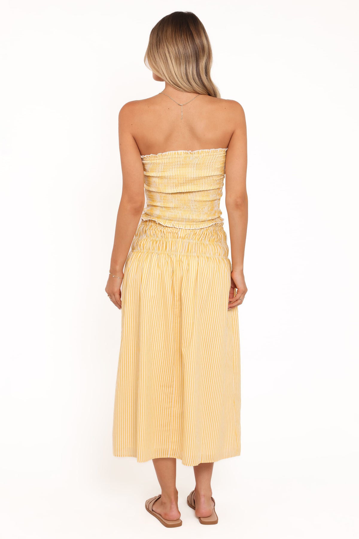 Salome Maxi Skirt in Mango Stripe – view 5 of 8