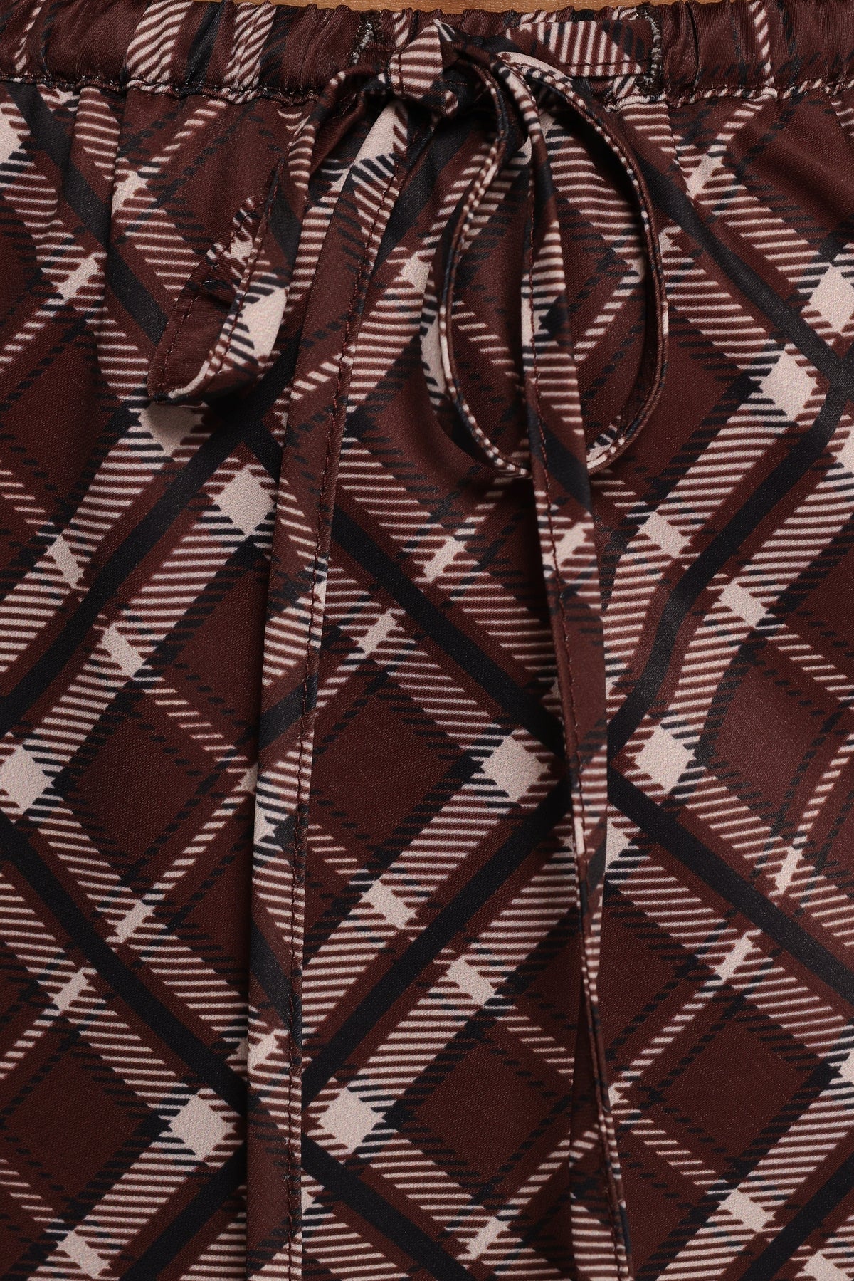 Sandra Midi Skirt in Brown Check – view 8 of 8