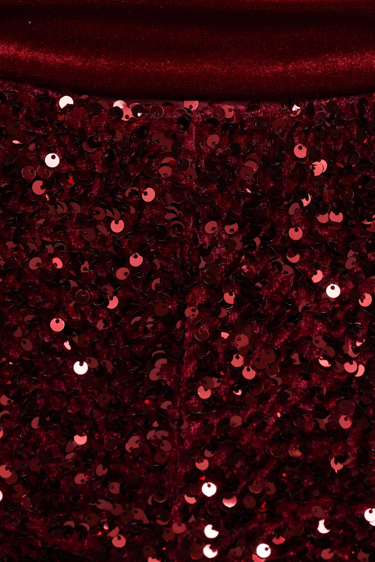 Scarlette Sequins Short in Burgundy – view 7 of 8