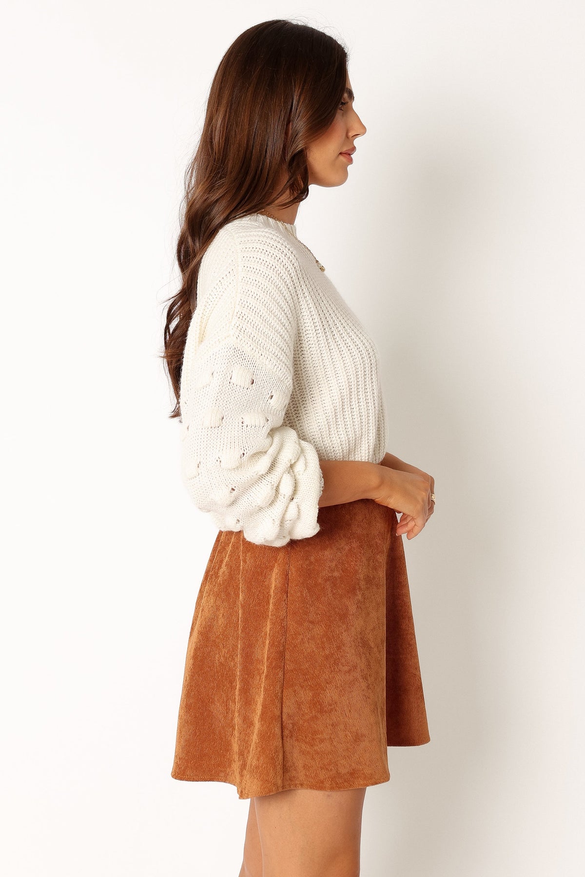 Tammy Cord Skirt in Gucci – view 11 of 14