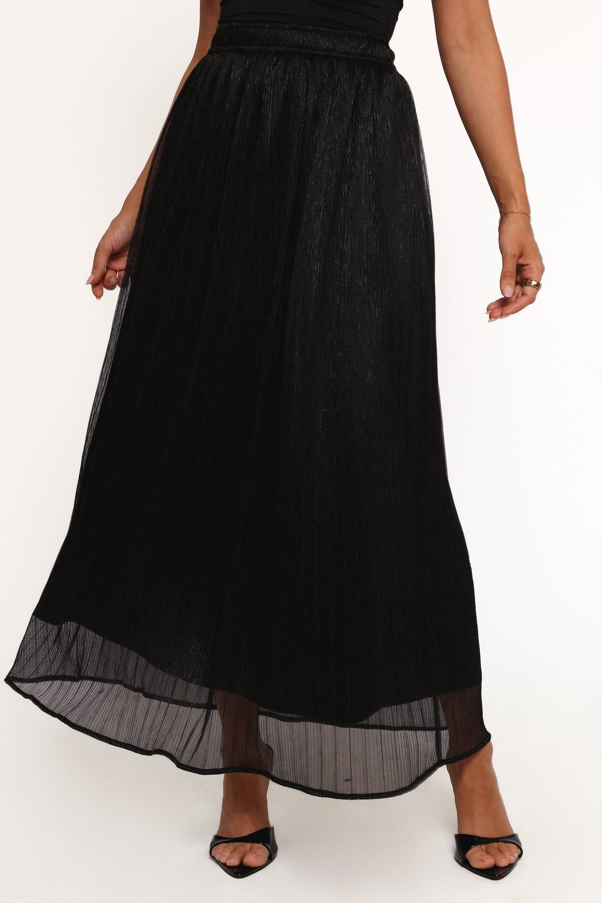 Tricia Maxi Skirt in Black – view 2 of 6