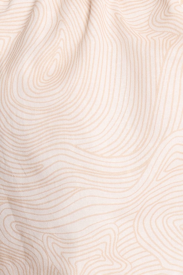 Tuliya High Waist Shorts in Tan Swirl – view 8 of 8