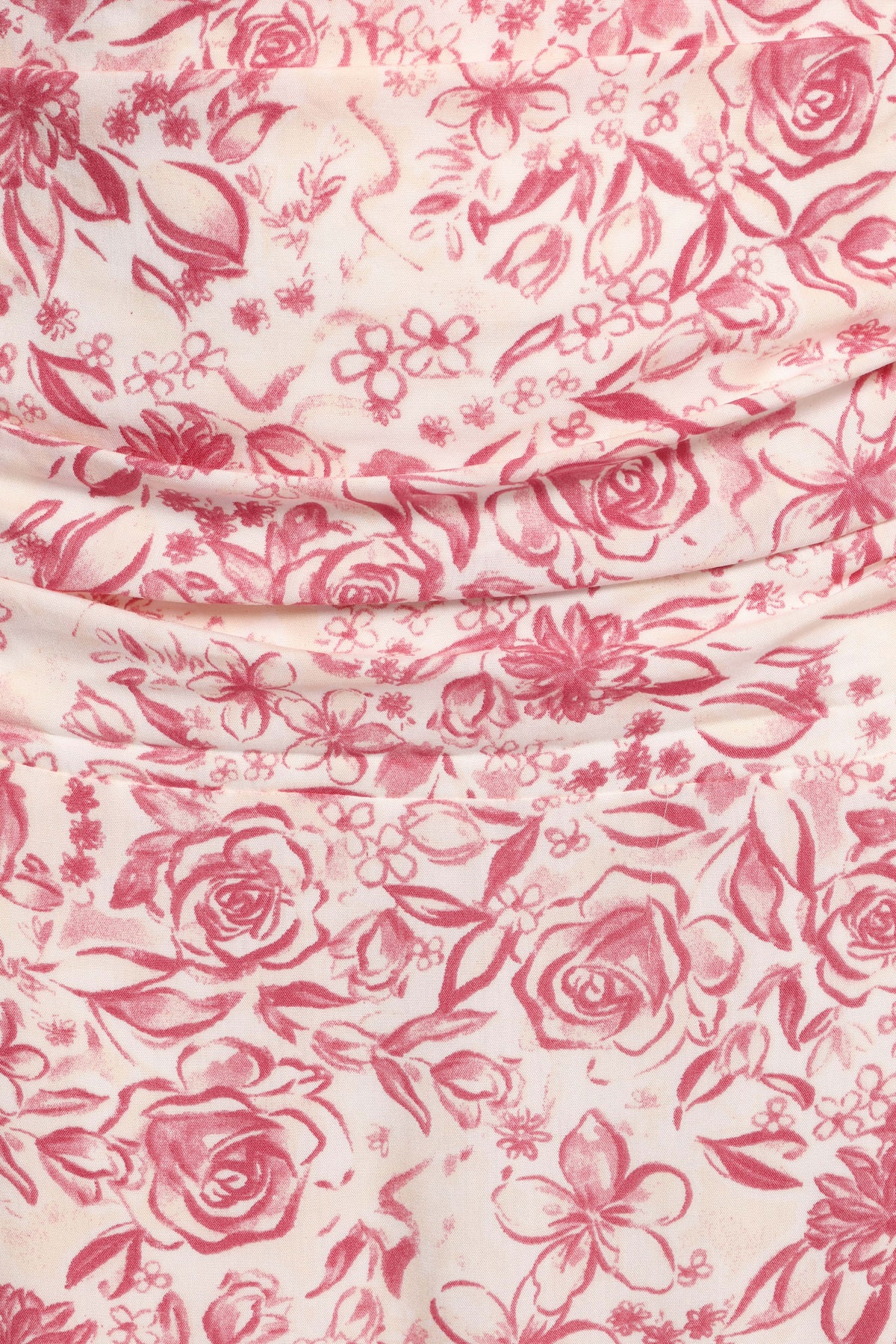 Velda Ruched Maxi Skirt in Pink Floral – view 7 of 7