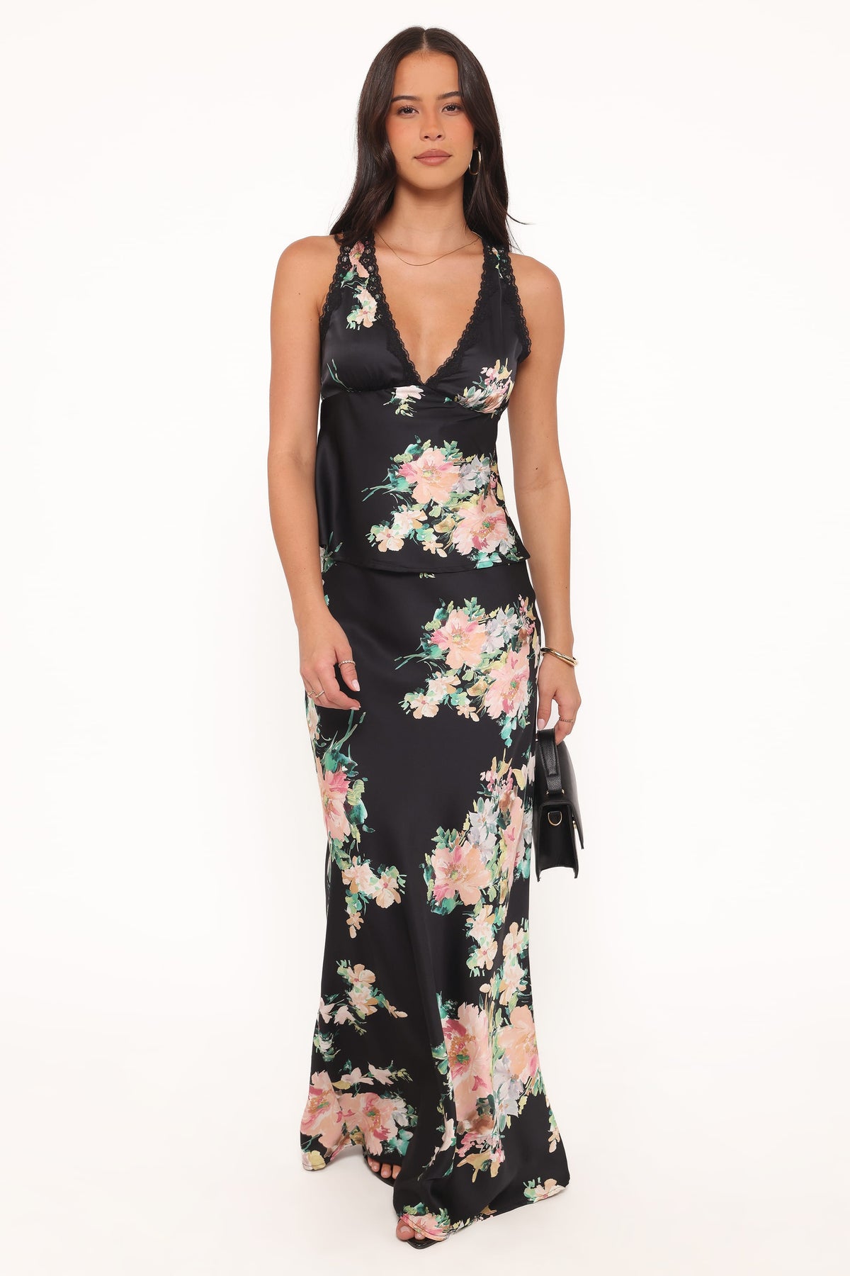Velman Skirt in Black Floral – view 6 of 8