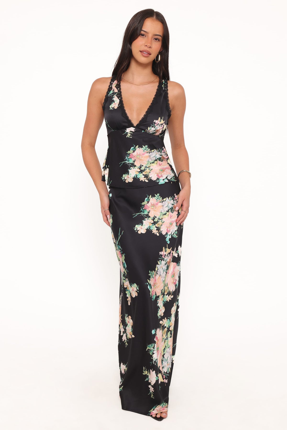 Velman Skirt in Black Floral – view 2 of 8