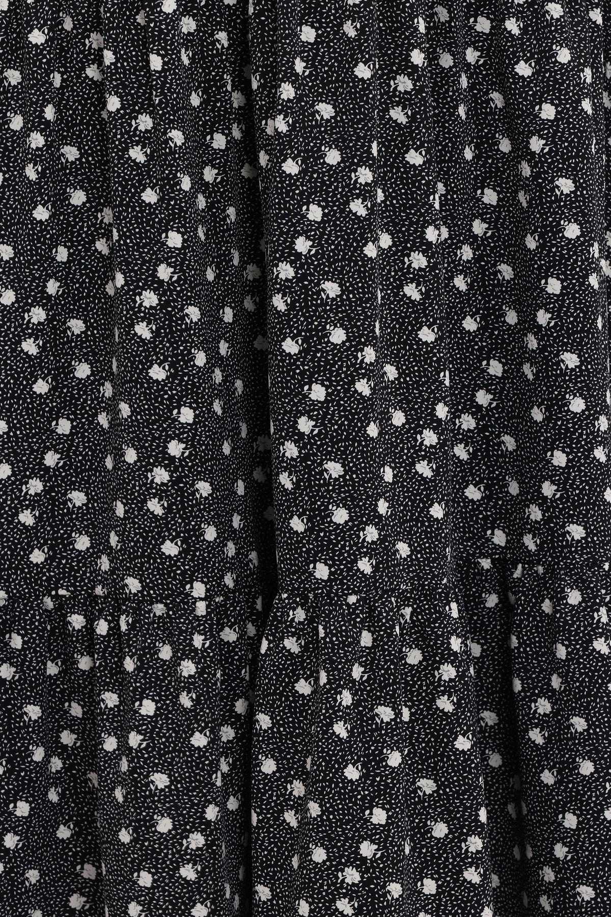 Vincent Tier Maxi Skirt in Black Floral – view 6 of 7