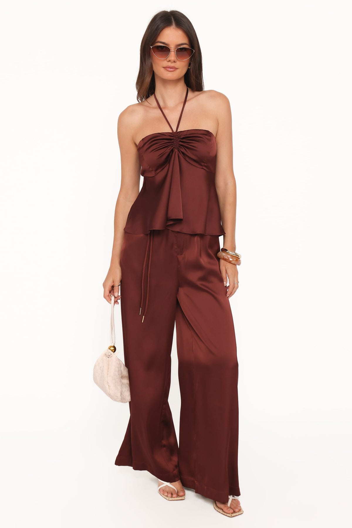 Vita Tailored Pant in Brown – view 1 of 7