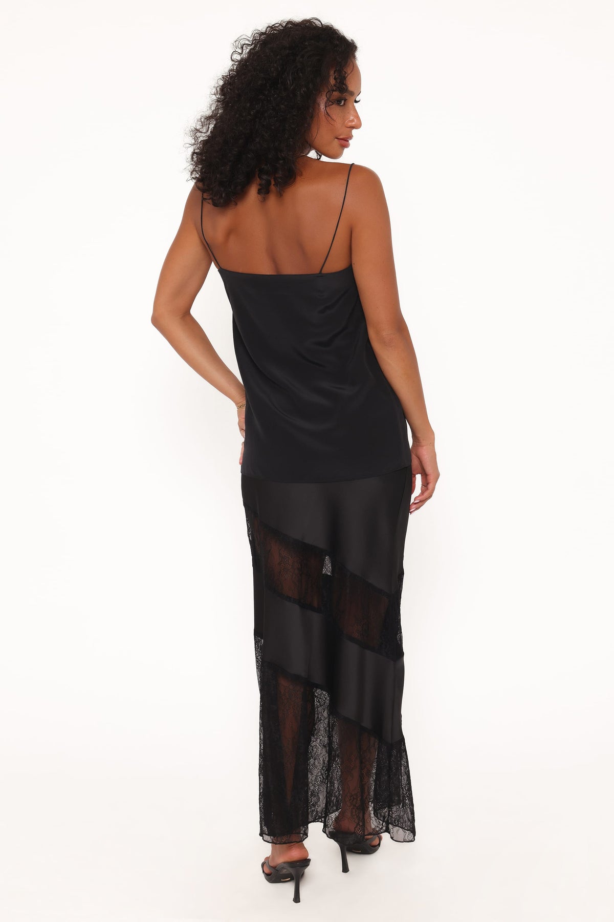 Winona Lace Maxi Skirt in Black – view 4 of 5