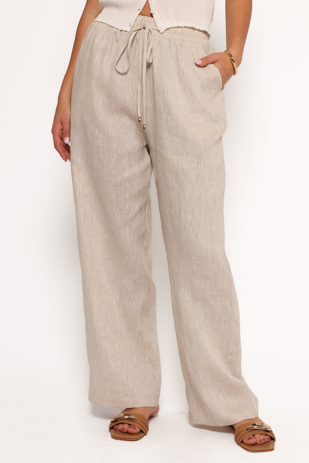 Wren Pant in Beige – view 2 of 8