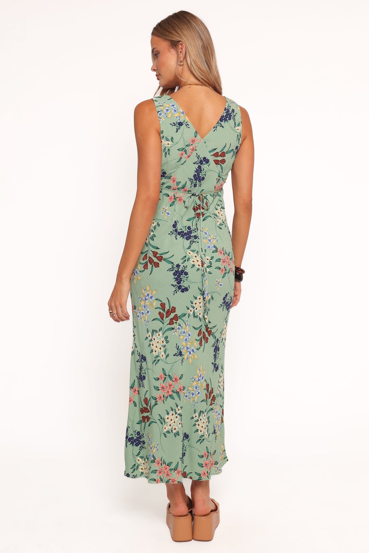Acilia Midi Dress in Sage Floral – view 4 of 6