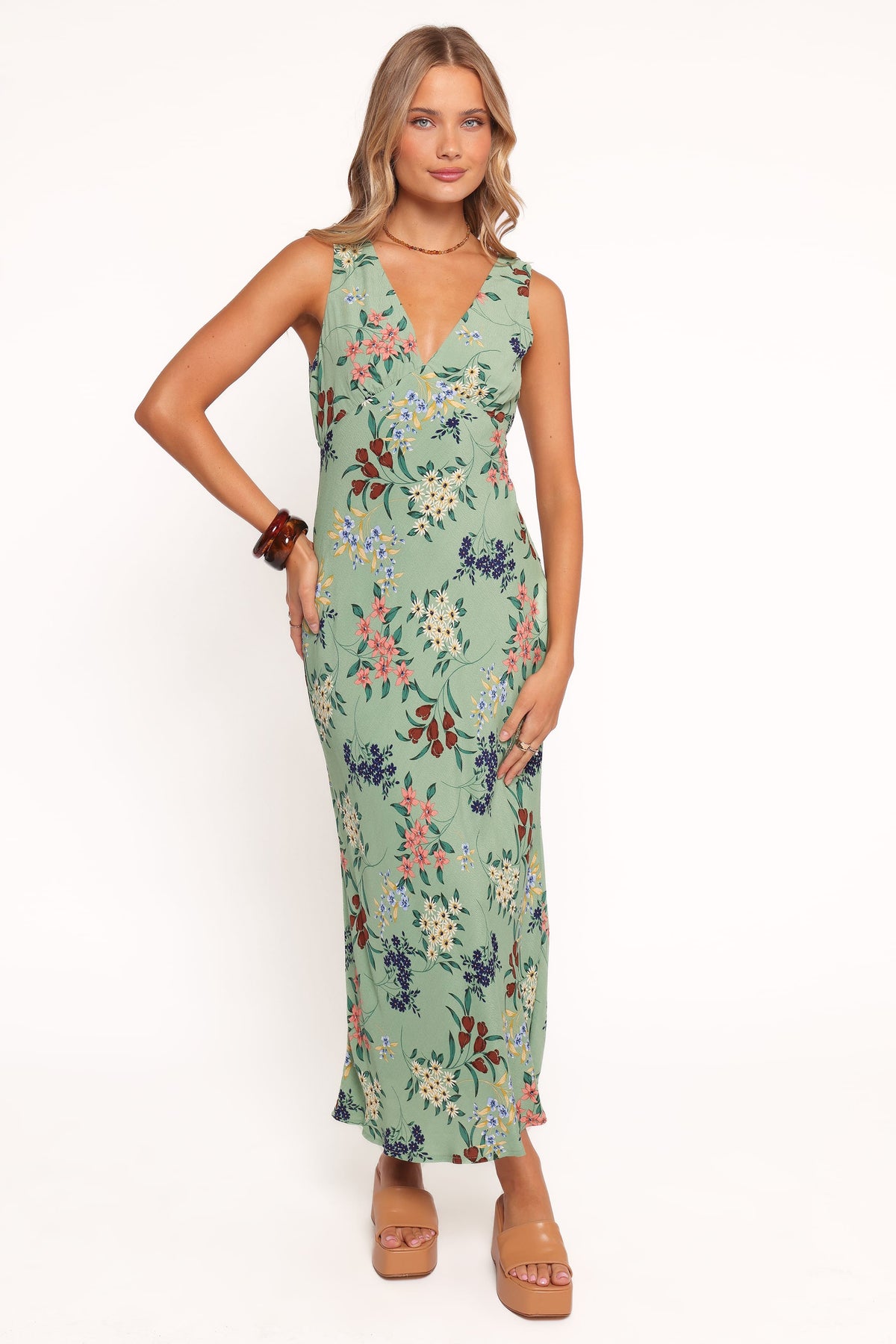 Acilia Midi Dress in Sage Floral – view 1 of 6