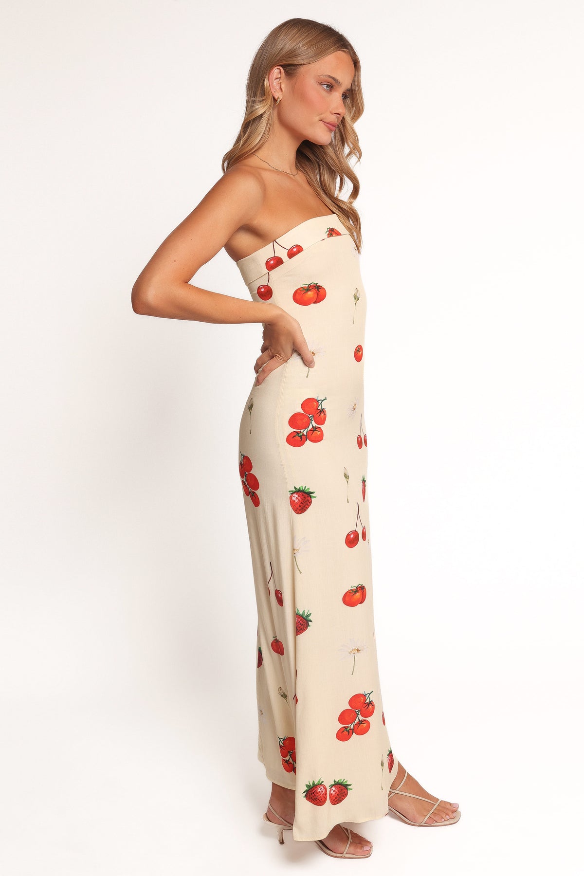 Adela Maxi Dress in Tomato Print – view 3 of 5