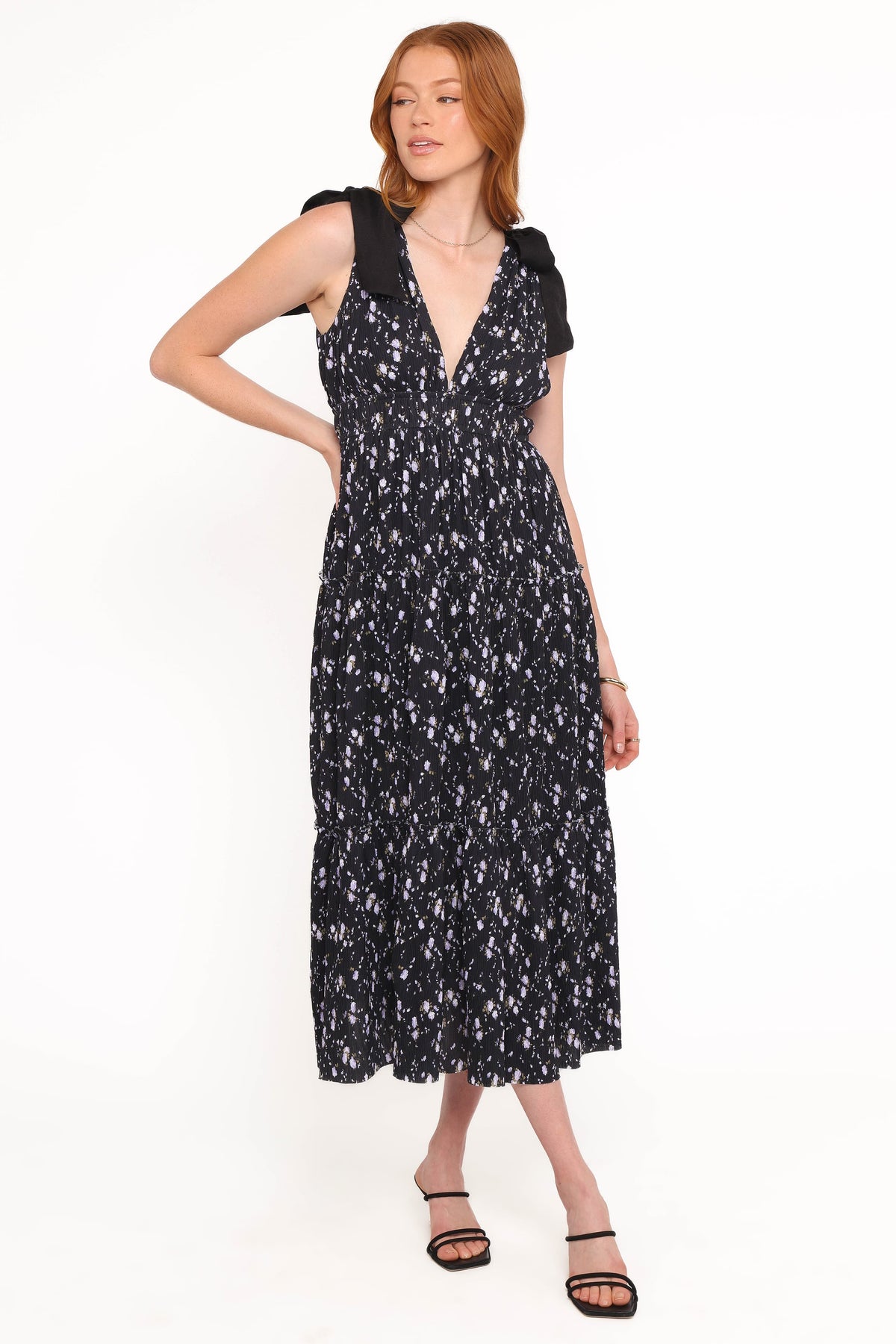 Adeline Maxi Dress in Black Floral – view 6 of 7