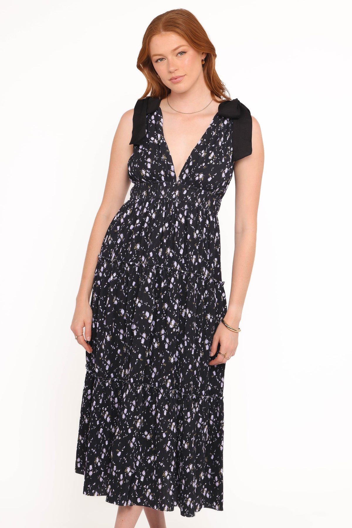 Adeline Maxi Dress in Black Floral – view 1 of 7