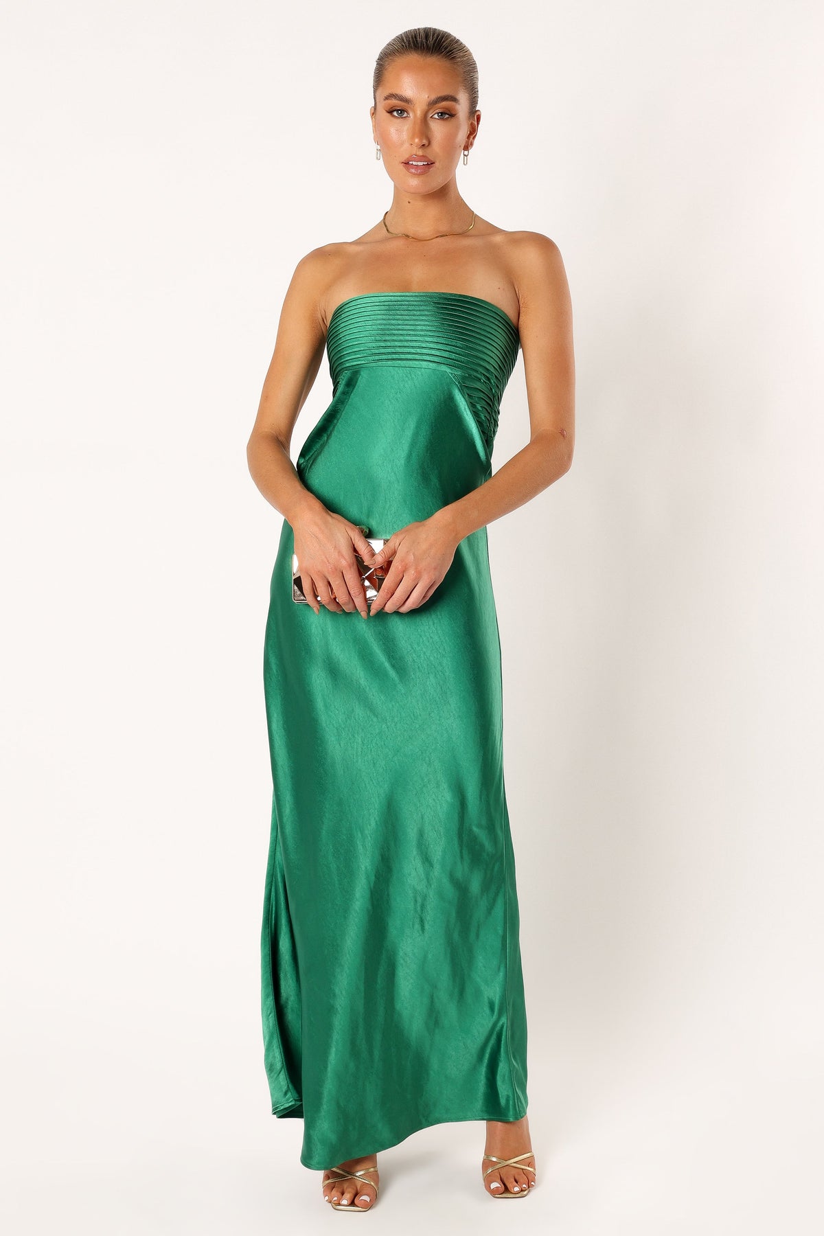 Adina Maxi Dress in Emerald – view 1 of 9