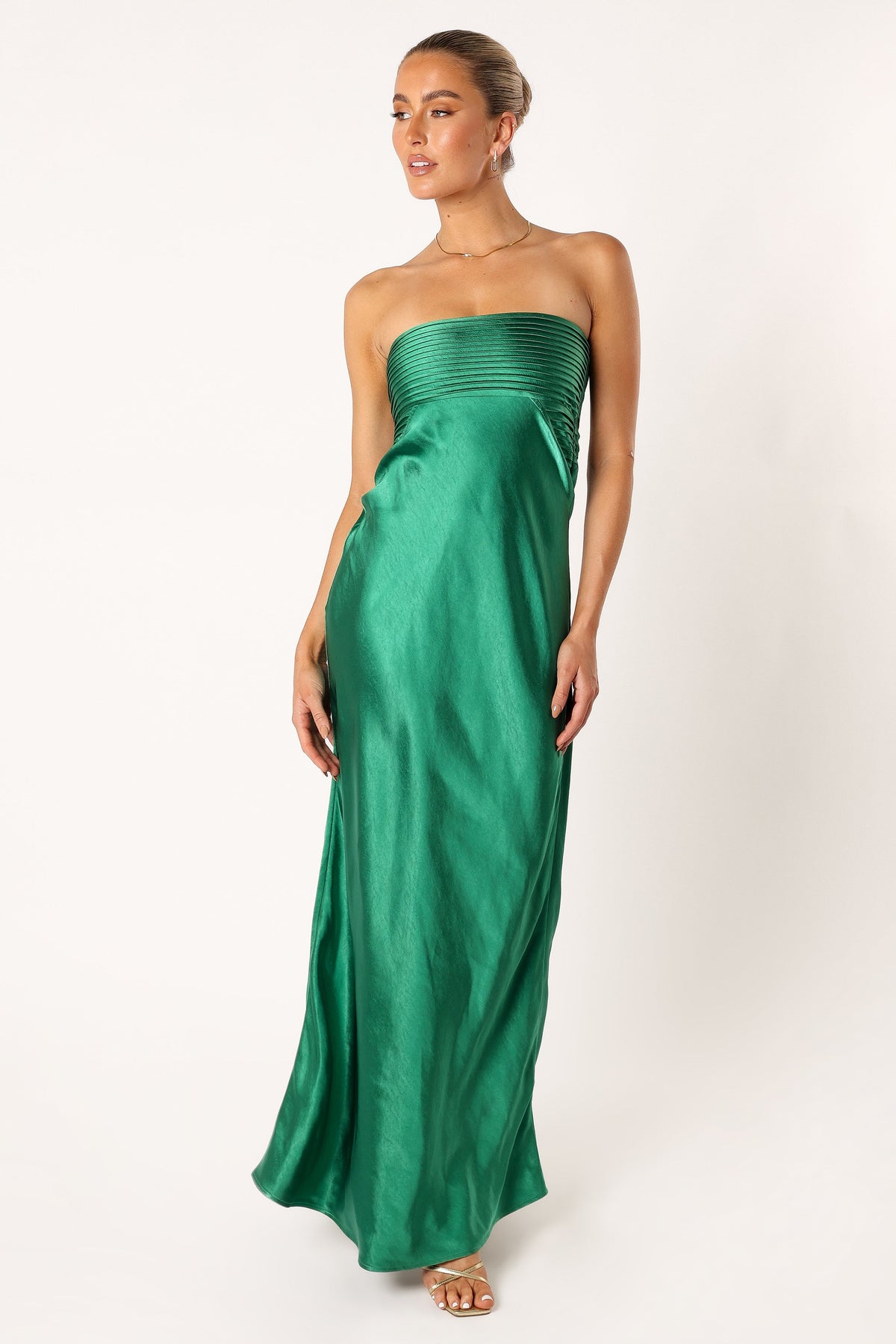 Adina Maxi Dress in Emerald – view 3 of 9