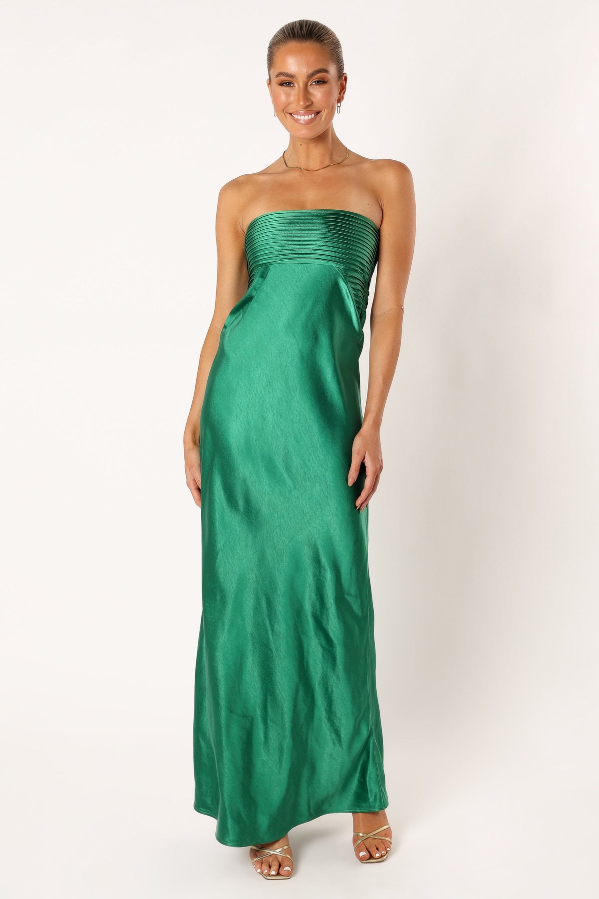 Adina Maxi Dress in Emerald – view 7 of 9