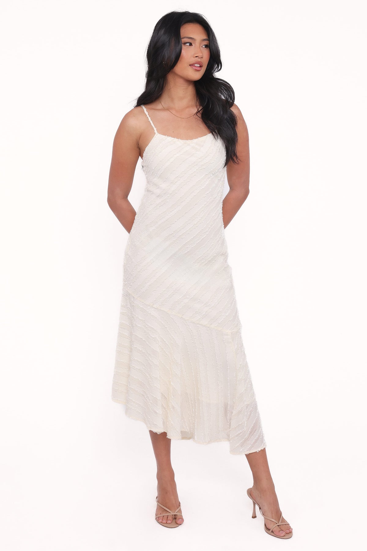 Aileen Midi Dress in Cream – view 1 of 6