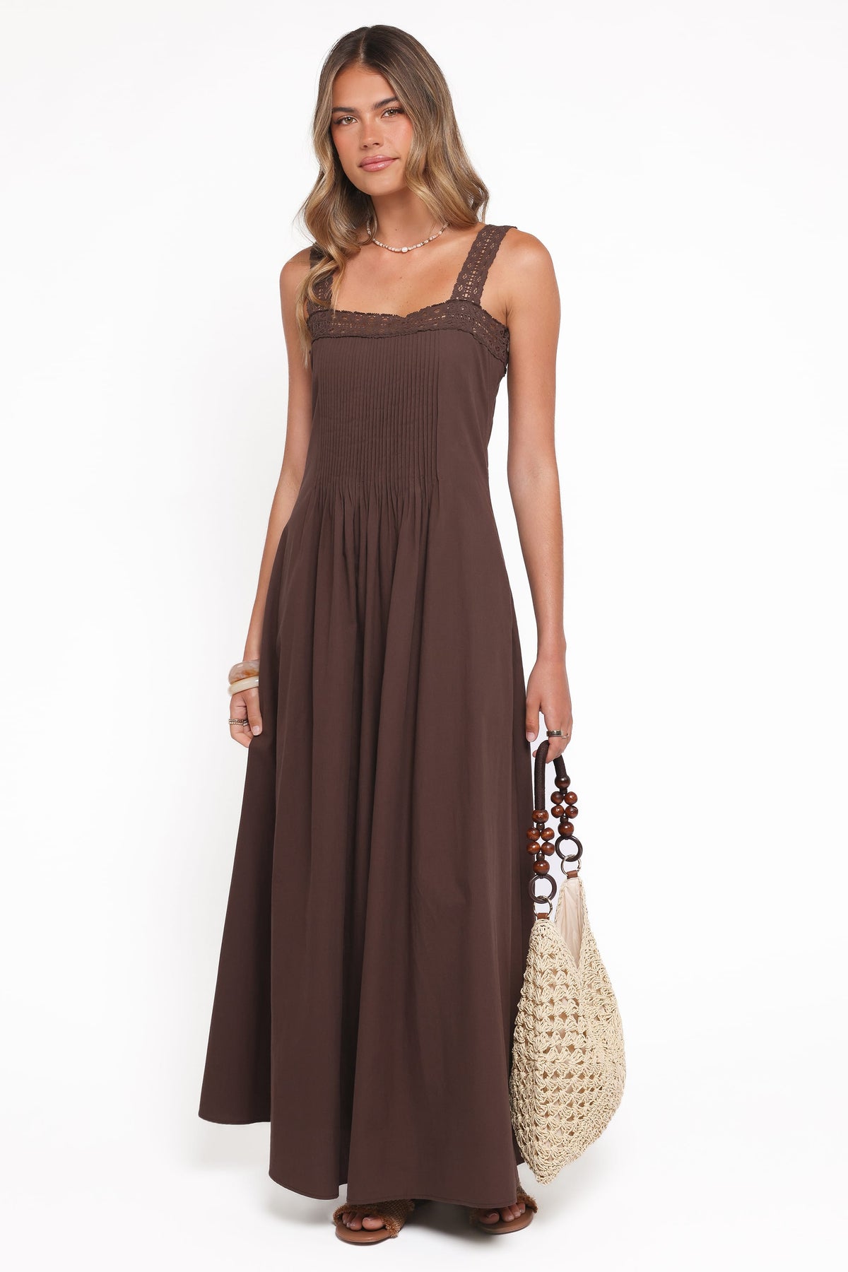 Alandra Maxi Dress in Brown – view 2 of 8