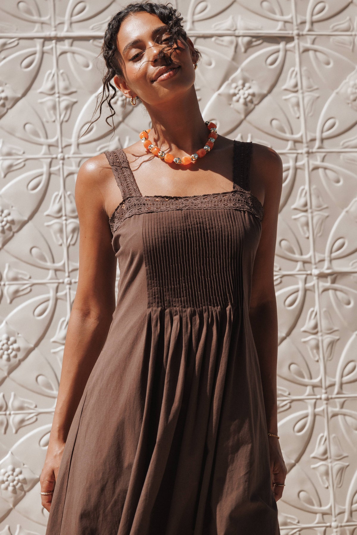 Alandra Maxi Dress in Brown – view 8 of 8