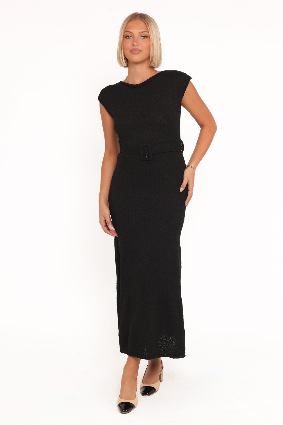 Alberta Midi Dress in Black – view 2 of 6