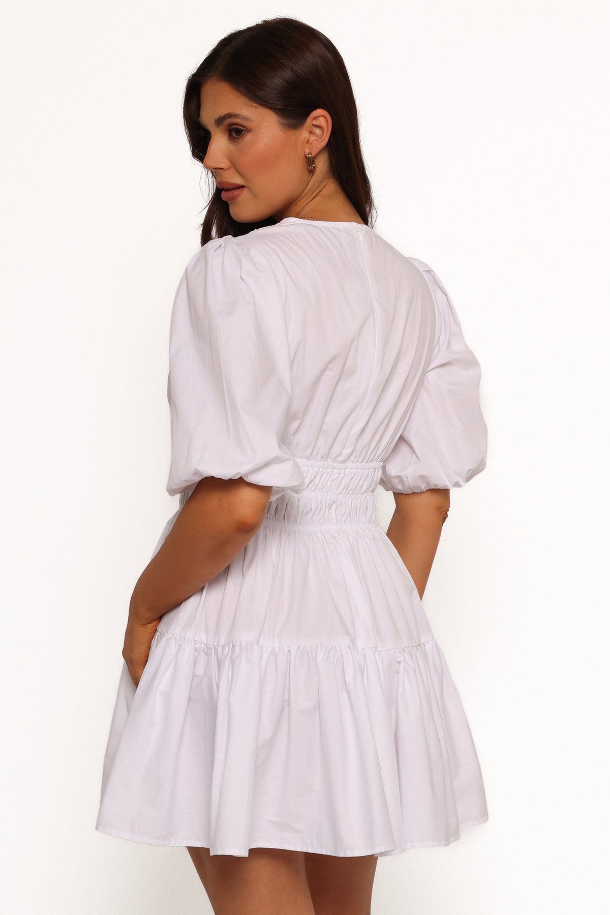 Alessia Mini Dress in White – view 5 of 9