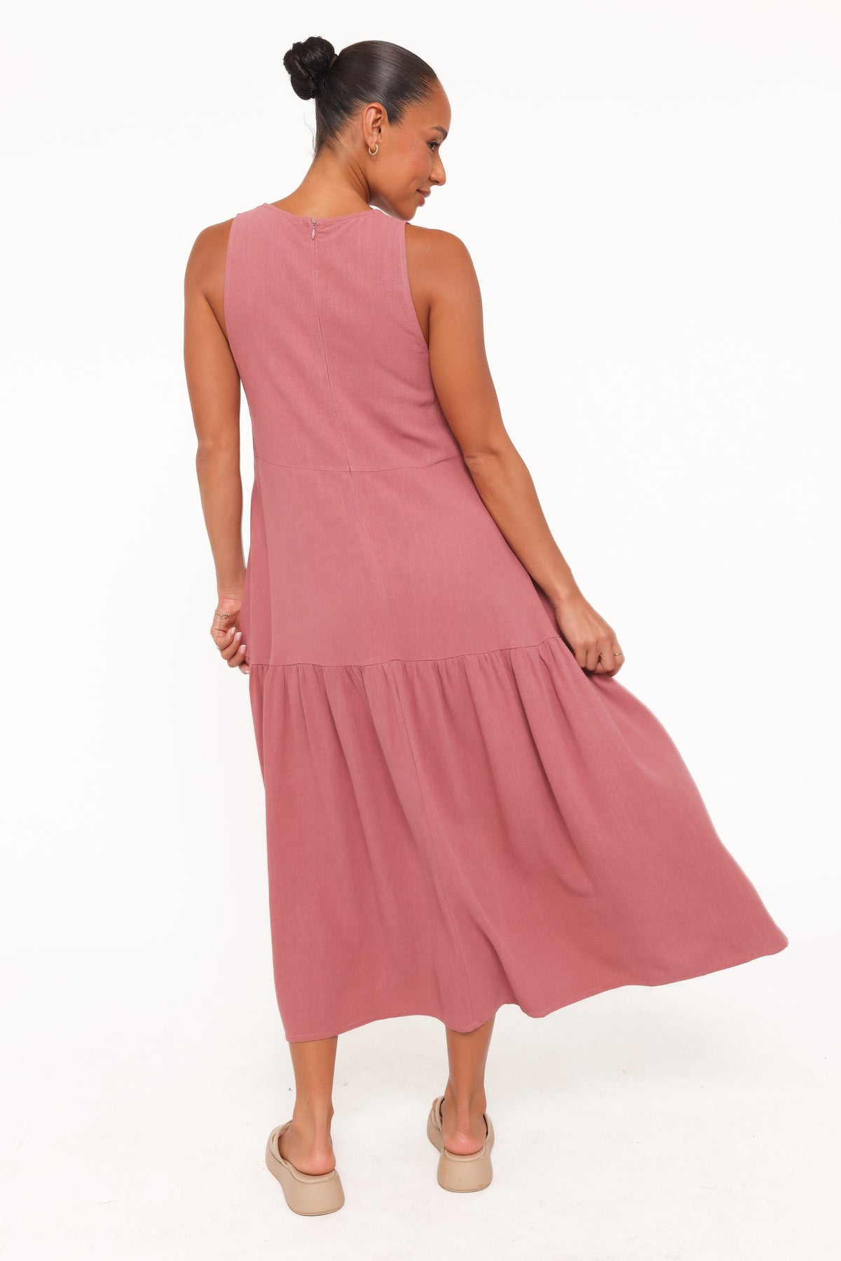 Almudena Midi Dress in Mauve – view 4 of 6