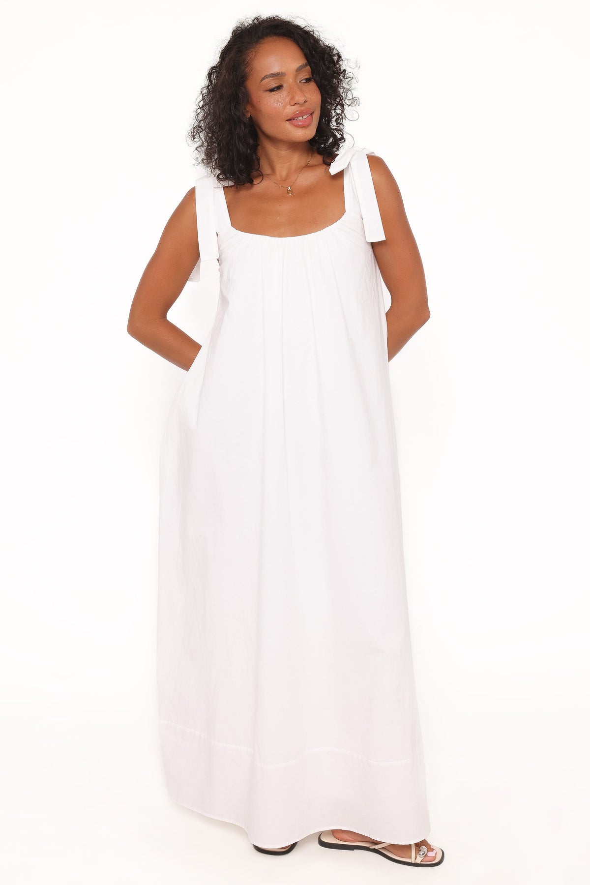 Amber Maxi Dress in White – view 1 of 6