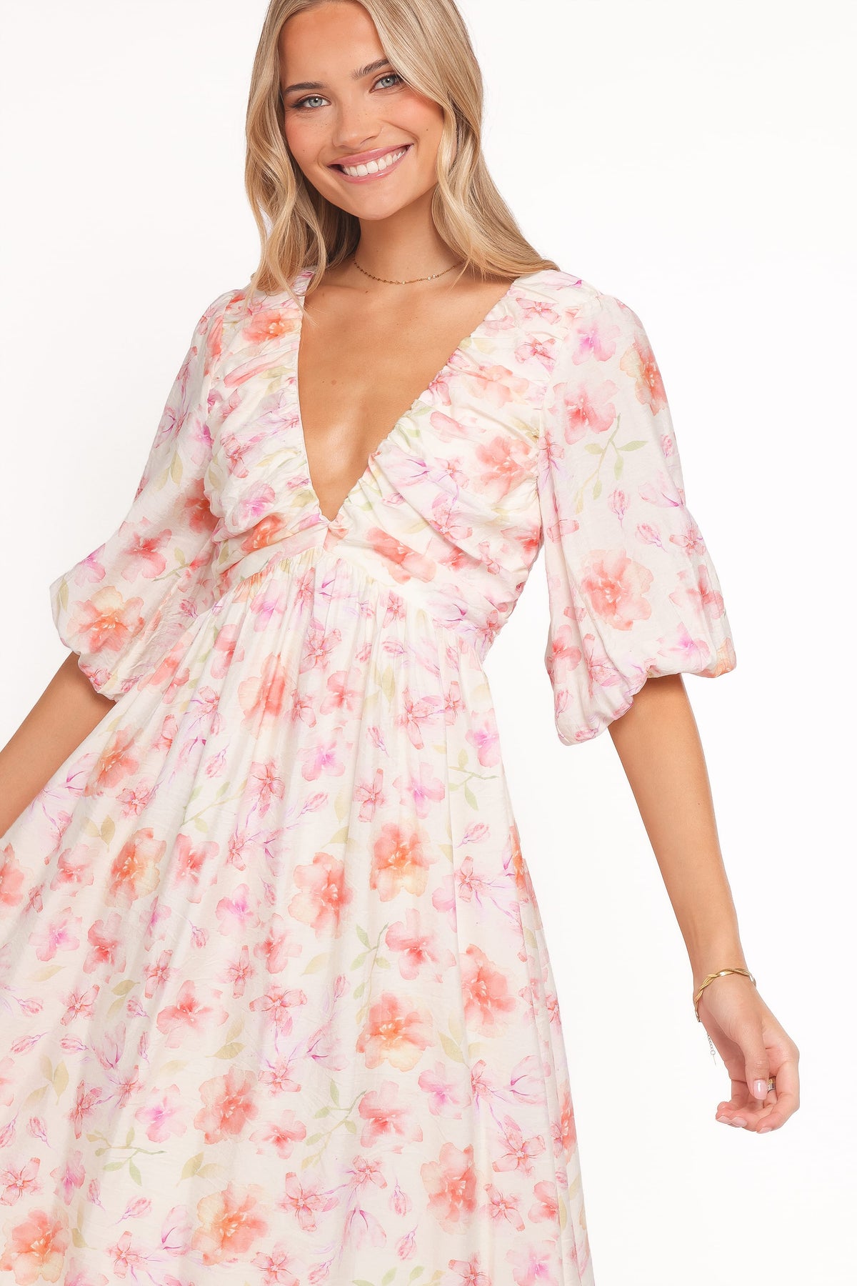 Andara Maxi Dress in White Floral – view 2 of 6