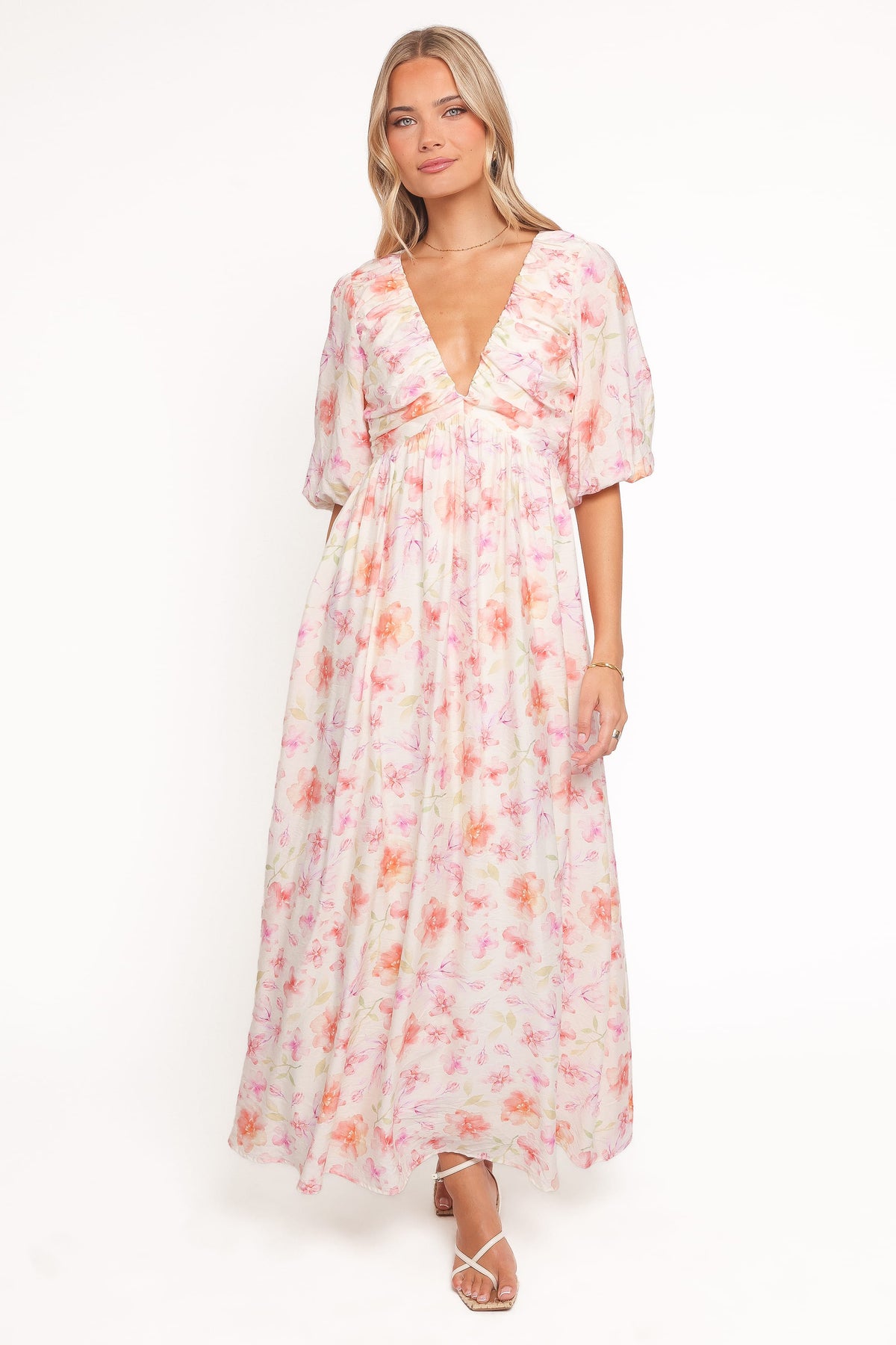 Andara Maxi Dress in White Floral – view 5 of 6