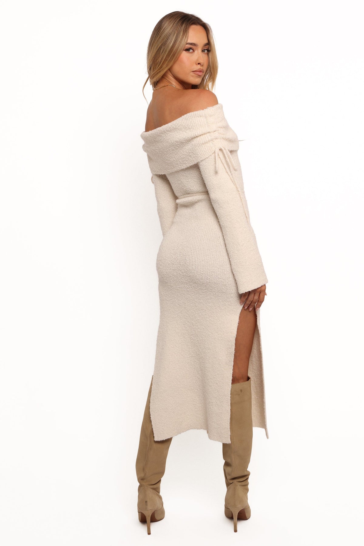 Annabelle Midi Dress in White – view 6 of 8
