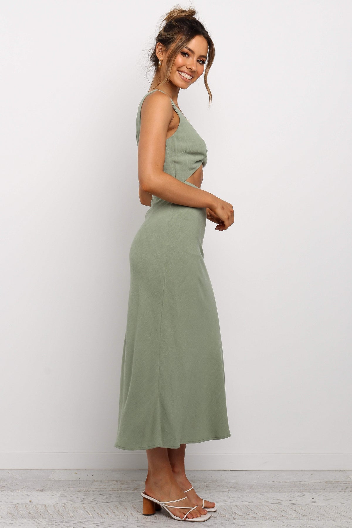 Apollo Dress in Olive – view 6 of 12