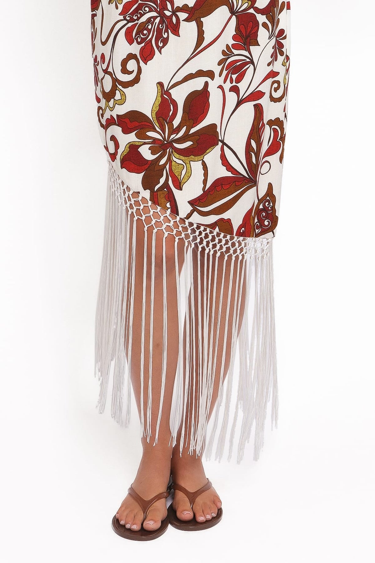 Aquarius Midi Dress in Brown Floral – view 6 of 8