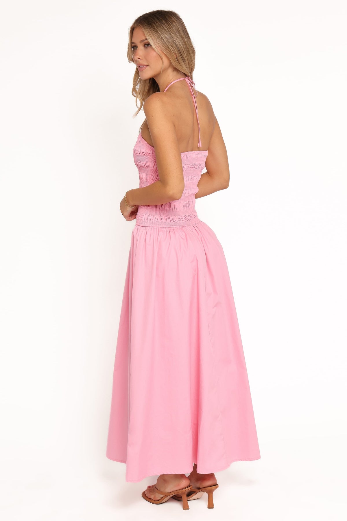 Aradia Halter Maxi Dress in Pink – view 6 of 8