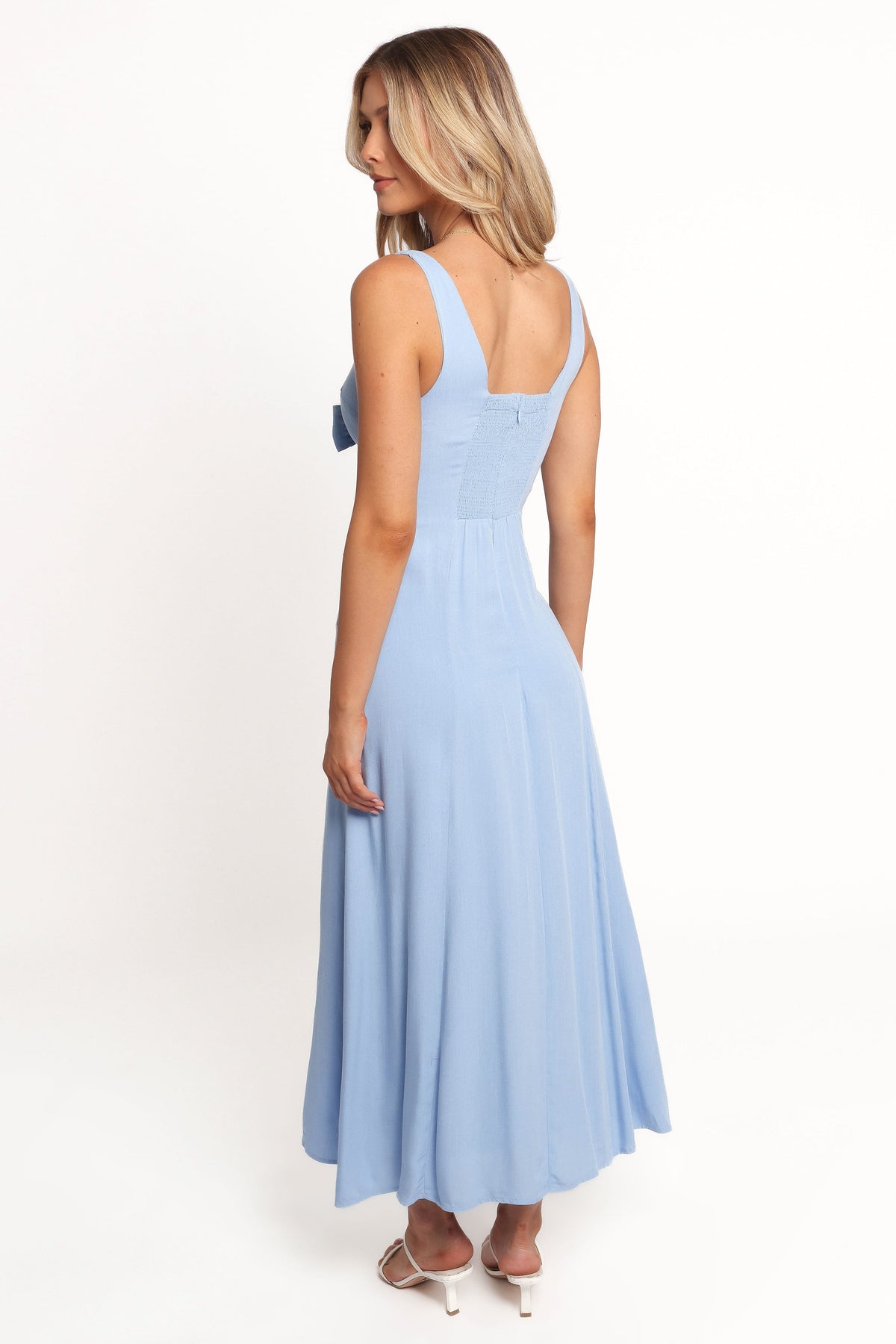 Archer Midi Dress in Cornflower Blue – view 4 of 9