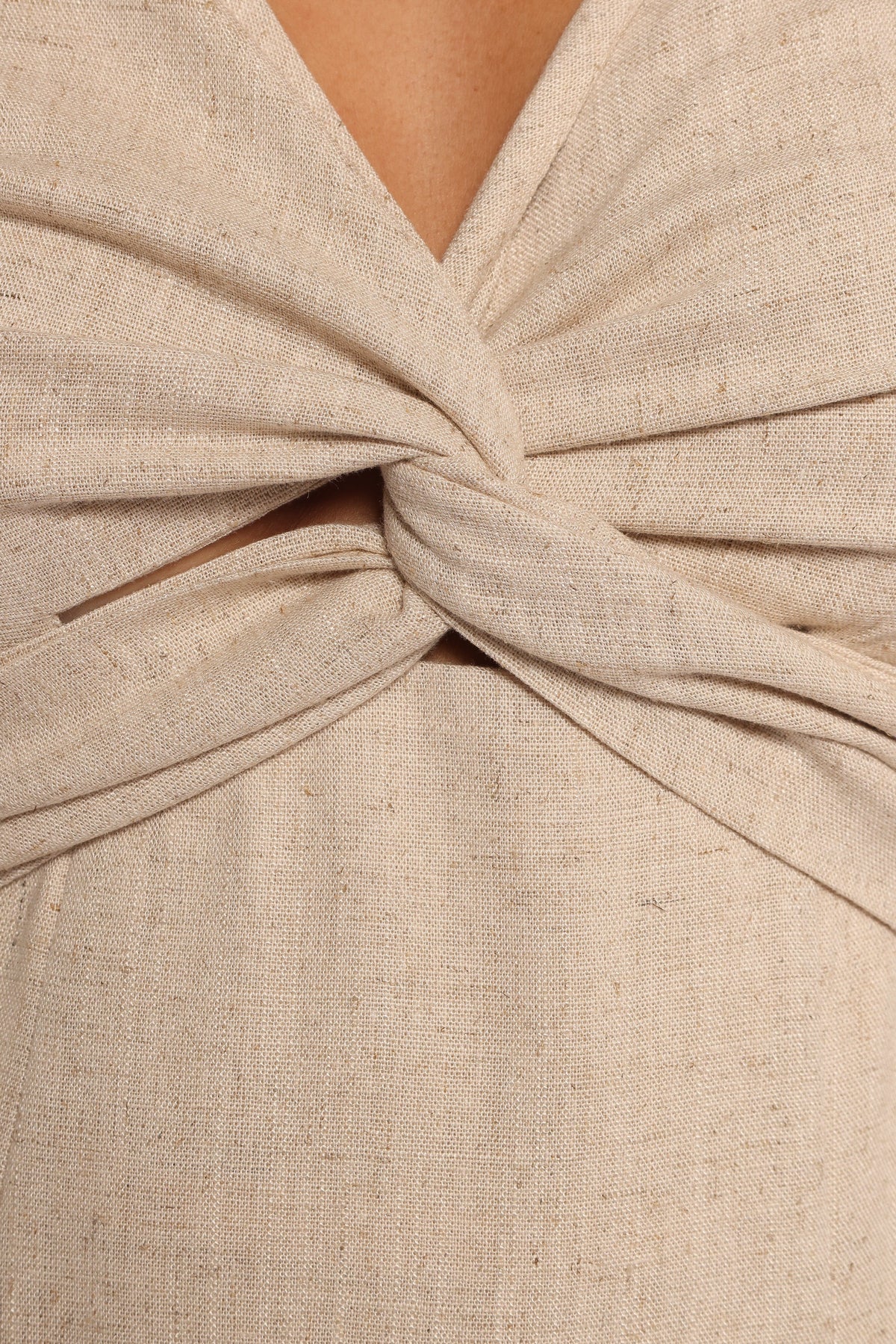 Archer Midi Dress in Oatmeal – view 7 of 7